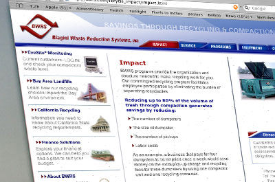 Biagini Waste Systems - web site