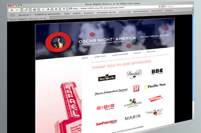 Oscar Night America - web site