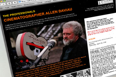 Rafael Film Center - The Professionals web page