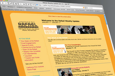 Rafael Film Center - Sundance Institute web page